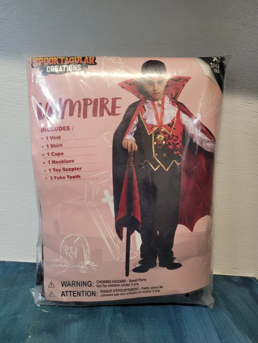 Spooktacular Creations Vampire Child Costume Size XL New